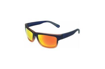 Image of Body Glove BGFL 1902 Sunglasses, Matte Navy Crystal to Orange Fade Frame, Smoke with Orange Mirror Polarized  Lenses 10249098.QTS