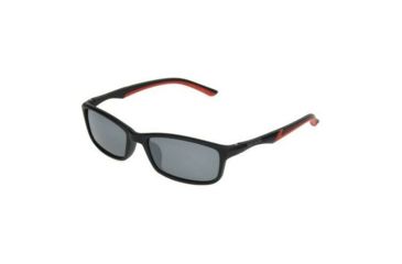 Image of Body Glove BGM 1913 Sunglasses, Rubberized Black Frame, Smoke with Silver Flash Mirror Polarized Lenses 10249100.QTS