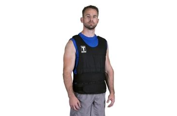 Image of Body Solid 40Lb Weighted Vest, Black BSTWVP40