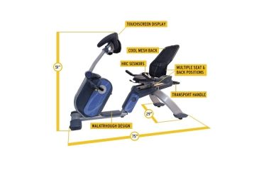 Image of Body Solid B5R Recumbent Bike, Silver B5R