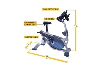 Image of Body Solid B5U Upright Bike, Silver B5U