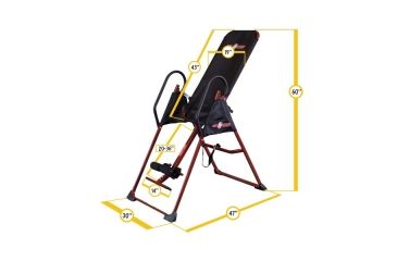 Image of Body Solid Best Fitness Inversion Table, Red, BFINVER10