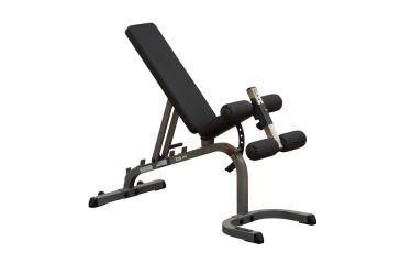 Image of Body Solid Flat/Incline/Decline Bench, Silver GFID31