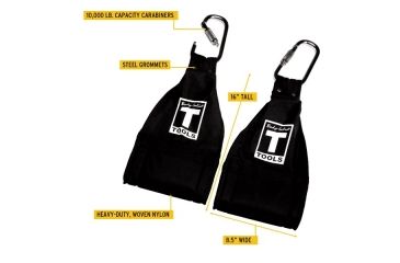Image of Body Solid Hanging AB Slings, Black AAB2