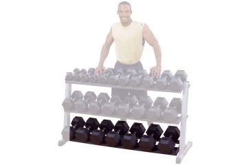 Image of Body Solid Optional 3Rd Tier For Gdr60 Rack, Black GDRT6