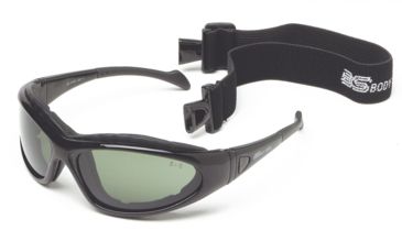 Image of Body Specs BSG-3 Sunglasses, Black Shiny Frame, Smoke/Clear/Lt. Rust Lens, BSG-3 BLACK SHINY FRAME.13
