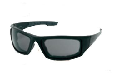 Image of Body Specs BSG-4 Single Vision Prescription Sunglasses, Black Shiny Frame, BSG-4 BLACK FRAME.13SV