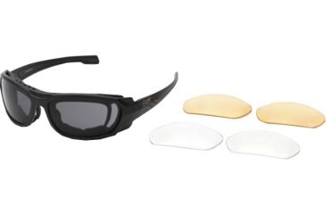Image of Body Specs BSG-5 Sunglasses, Black Frame, Smoke/Clear/Lt. Rist/RX Gasket Lens, BSG-5 BLACK FRAME.13