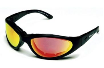 Image of Body Specs BSG Sunglasses, Black Frame, Crismson Red/Clear/Yellow Lens, BSG/BLK FRAME.CRIMSON RED.6