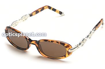 Image of Body Specs Ms.Honi Sunglasses w/ Demi Frame and Brown Lenses