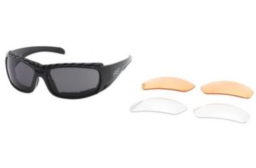 Image of Body Specs Z-001 Bifocal Prescription Sunglasses, Black Frame, Z-001 BLACK FRAME.13BI