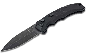Image of Boker 01BO796 Intention II 3.35 Folding Dagger Plain D2 Steel Blade Black G10