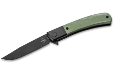 Image of Boker USA Modern Gentleman Folding Knife, 2.95in, Nitro V Steel, Drop Point Blade, Micarta Handle, 01BO931