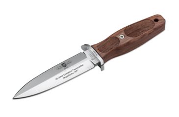 Image of Boker A-F Feuerzauber Fixed Blade Knife, 4.5in, N690, Rosewood, Uncoated, Brown, 122644