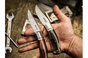 Image of Boker Boxer Desert Ironwood 3in Folding Knife, N690, Desert Ironwood, Brown, 111025