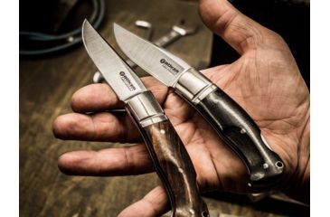 Image of Boker Boxer Desert Ironwood 3in Folding Knife, N690, Desert Ironwood, Brown, 111025