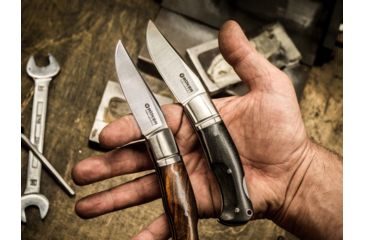 Image of Boker Boxer Micarta Folding Knife, 3in, N690, Micarta, Black, 111028