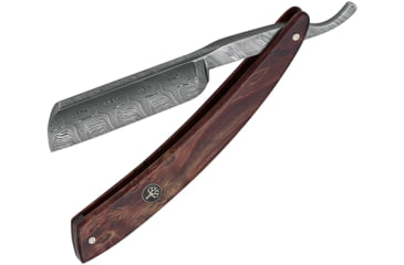 Image of Boker Damascus Razor Birch Folding Knife, 3 Damascus steel blade, Curly Birch handle, 140610DAM