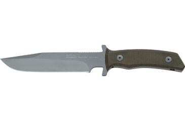 Image of Boker Exagon Tactical Fixed Blade Knife, 6.69in, 440C, Green, FX-1663TK