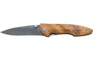 Image of Boker Fox Elishewitz Damasc Folding Knife, 3.1in, Ziricote Wood, N690, 456/2DOL