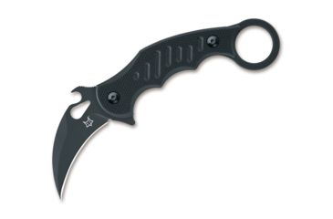 Image of Fox Karambit Fixed Blade Knife, 2.4in, N690, G10, Black, FX-598