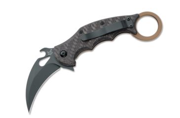 Image of Fox 599Tic 5 Folding Knife, 2.55in, N690, ELMAX, Black, FX-599 TIC