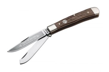 Image of Boker Oak Series Stockman Folding Knife, 3in, C75, Oak Wood, Brown, 117474OT