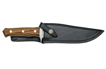 Image of Boker Old Fox M/Co Ash Fixed Blade Knife, 6.29in, 440C, Pakkawood, 602ASH