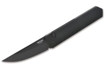 Image of Boker Plus BP Kwaiken Compact Automatic Folding Knives, Lucas Burnley, 3.1in, 154CM, Skinner, Aluminum, DLC Coating, Black, 01BO255