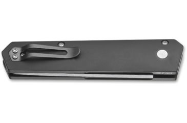 Image of Boker Plus BP Kwaiken Compact Automatic Folding Knives, Lucas Burnley, 3.1in, 154CM, Skinner, Aluminum, Stonewash, Black, 01BO254