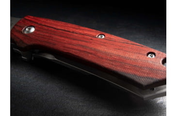 Image of Boker Plus Cox Pro Folding Knife, 2.6in, D2, G10 Cocobolo Wood, Stainless Steel Brown Handle, 01BO315