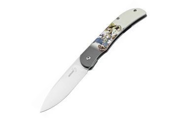 Image of Boker Plus Exskelibur I Frazetta Folding Knife, 3.5in, 440C, Uncoated, Multicolored, 01BO651