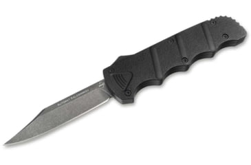 Image of Boker Plus Kalashnikov OTF Bowie Automatic Folding Knife, 3.54in, D2, Aluminum Black Handle, 06EX350
