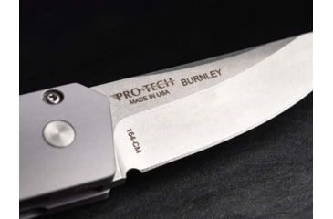 Image of Boker Plus Kwaiken Compact Automatic Folding Knife, 3.07in, 154CM, Aluminum Silver Handle, 01BO253