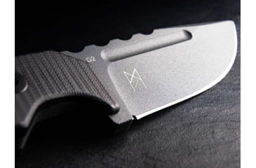 Image of Boker Plus Little Dvalin Fixed Blade Knife, 3.15in, D2, G10 Black Handle, 02BO033