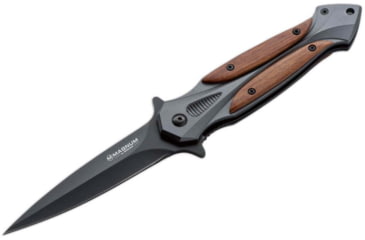 Image of Boker Plus Magnum Starfighter XL Folding Knife, 3.74in, 440A, Aluminum, Cocobolo Wood Brown Handle, 06RY069