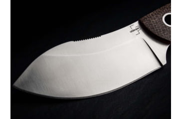 Image of Boker Plus Nessmi Pro Fixed Blade Knife, 2.64in, D2, Micarta Brown Handle, 02BO018