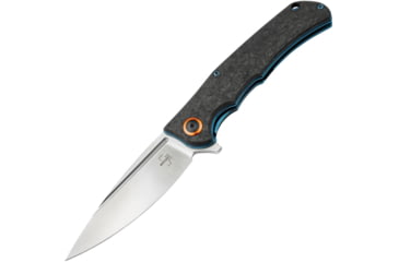 Image of Boker Plus Nubilum Linerlock 3.63 in Folding Knife, 3.58 in, D2 Steel, Drop Point Blade, Carbon Fibre Black Handle, 01BO492