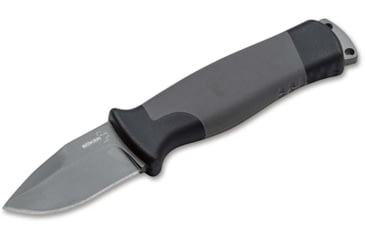Image of Boker Plus Outdoorsman Mini Fixed Blade Knife, 2.24in, 12C27, FRP Grey Handle, 02BO024