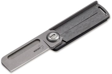 Image of Boker Plus Rocket Folding Knives Darriel Caston, 1.7in, 9Cr13CoMoV, Straight Edge, G10, Grey, 01BO263