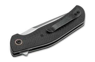 Image of Boker Plus Roundhouse Folding Knife, 3.7in, Carbon Fibre, Uncoated, Black, 01BO617
