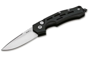 Image of Boker Plus Thunder Storm Satin Folding Knife, 2.83in, AUS-8, Aluminum Black Handle, 01BO791N