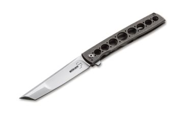 Image of Boker Plus Urban Trapper Tanto Folding Knife, 3.4in, VG-10, Titanium, Uncoated, Grey, 01BO721
