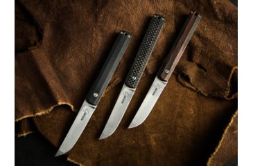 Image of Boker Plus Wasabi Carbon Fiber Folding Knife, 2.8in, 440C, Cocobolo Wood, Uncoated, Brown, 01BO632