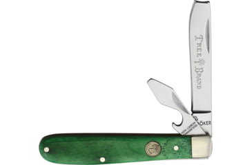Image of Boker Razor Jack Lime Green Folding Knife, 3in Closed, Mirror Stainless Razor Blade, Green Smooth Bone Handle, BK110714