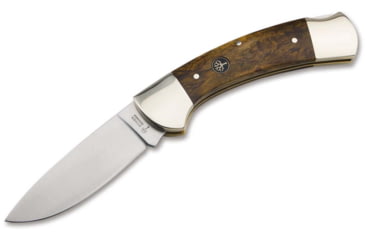 Image of Boker Solingen 3000 Folding Knife, 3.31in, 440C, Curly Birch Wood Brown Handle, 117100