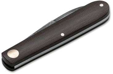 Image of Boker Solingen Barlow Prime EDC Folding Knife, 2.72in, Carbon Steel, Micarta Green Handle, 115942