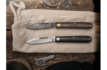 Image of Boker Solingen Barlow Prime EDC Folding Knife, 2.72in, Carbon Steel, Micarta Green Handle, 115942