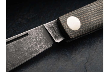 Image of Boker Solingen Barlow Prime EDC Folding Knife, 2.72in, Carbon Steel, Micarta Green Handle, 115942
