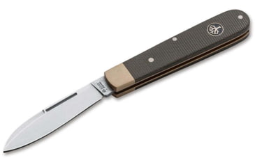 Image of Boker Solingen Barlow Prime Expedition Folding Knife, 2.72in, N690, Micarta, Brass Olive, 112942